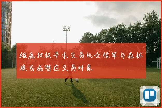 雄鹿积极寻求交易机会绿军与森林狼或成潜在交易对象